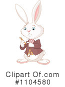 White Rabbit Clipart #1104580 by Pushkin