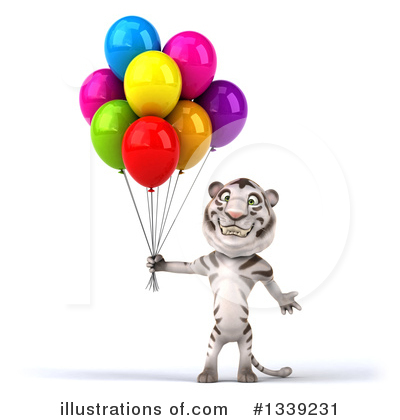 Party Balloons Clipart #1339231 by Julos