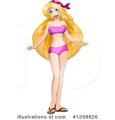 Royalty-Free (RF) White Woman Clipart Illustration by Liron Peer - Stock Sample #1298826