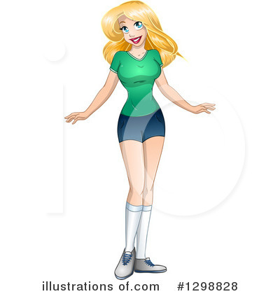Royalty-Free (RF) White Woman Clipart Illustration by Liron Peer - Stock Sample #1298828