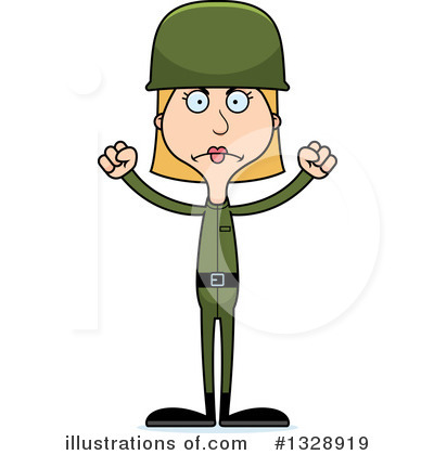 Female Soldier Clipart #1328919 by Cory Thoman