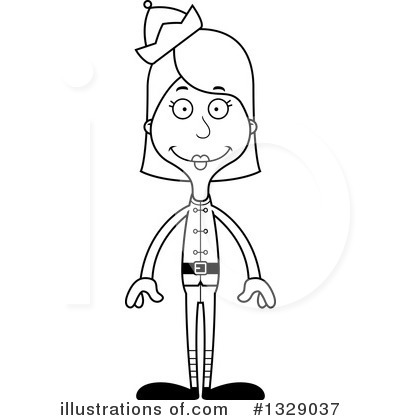 Royalty-Free (RF) White Woman Clipart Illustration by Cory Thoman - Stock Sample #1329037