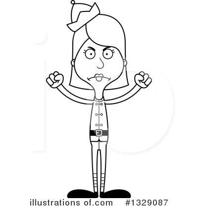 Royalty-Free (RF) White Woman Clipart Illustration by Cory Thoman - Stock Sample #1329087