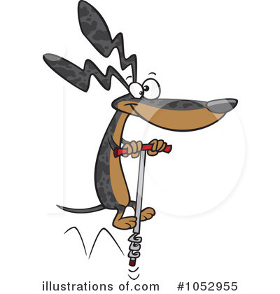 Pogo Stick Clipart #1052955 by toonaday
