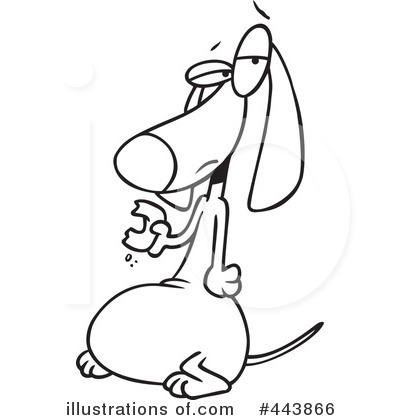 Weiner Dog Clipart #443866 by toonaday