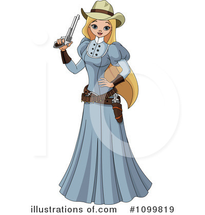 Royalty-Free (RF) Wild West Clipart Illustration by Pushkin - Stock Sample #1099819