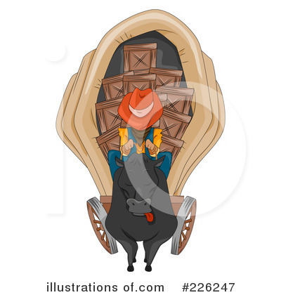 Royalty-Free (RF) Wild West Clipart Illustration by BNP Design Studio - Stock Sample #226247