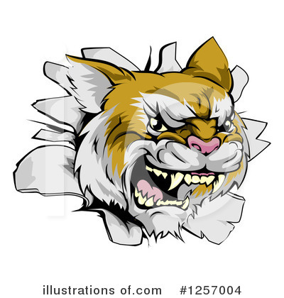 Bobcat Clipart #1257004 by AtStockIllustration