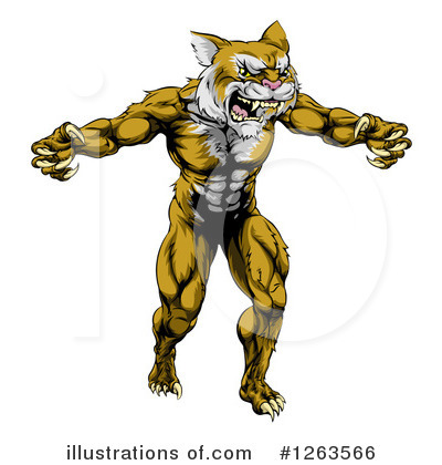 Royalty-Free (RF) Wildcat Clipart Illustration by AtStockIllustration - Stock Sample #1263566