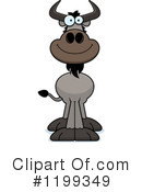 Wildebeest Clipart #1199349 by Cory Thoman