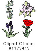 Wildflowers Clipart #1179419 by lineartestpilot