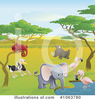 Royalty-Free (RF) Wildlife Clipart Illustration by AtStockIllustration - Stock Sample #1063780
