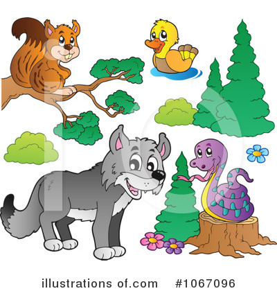 Royalty-Free (RF) Wildlife Clipart Illustration by visekart - Stock Sample #1067096