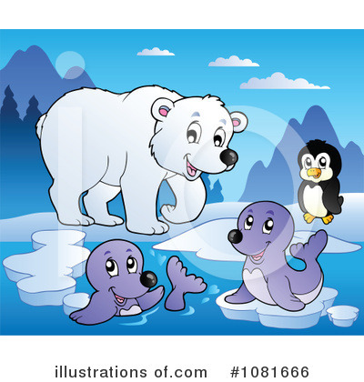 Polar Bear Clipart #1081666 by visekart