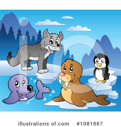 Royalty-Free (RF) Wildlife Clipart Illustration by visekart - Stock Sample #1081667