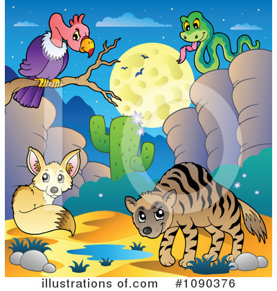 Royalty-Free (RF) Wildlife Clipart Illustration by visekart - Stock Sample #1090376