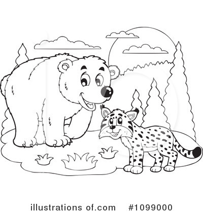 Royalty-Free (RF) Wildlife Clipart Illustration by visekart - Stock Sample #1099000
