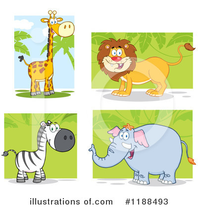Royalty-Free (RF) Wildlife Clipart Illustration by Hit Toon - Stock Sample #1188493