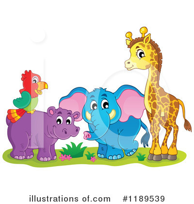 Giraffe Clipart #1189539 by visekart