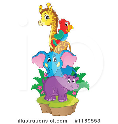 Giraffe Clipart #1189553 by visekart