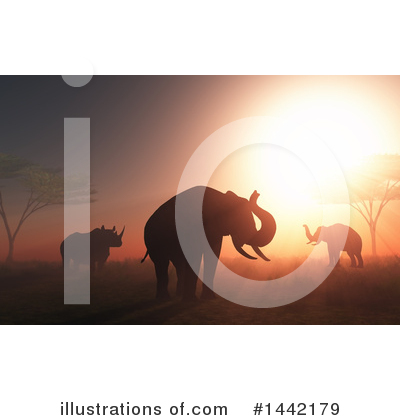 Africa Clipart #1442179 by KJ Pargeter