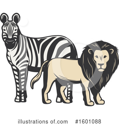 Zebra Clipart #1601088 by Vector Tradition SM