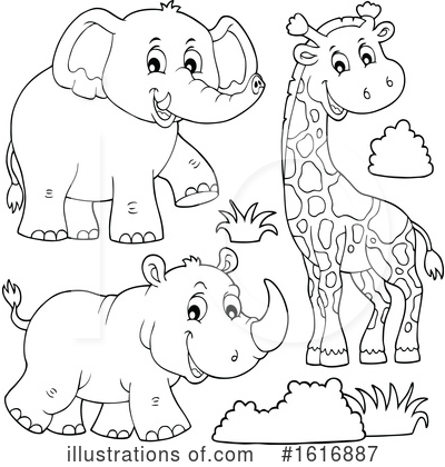 Royalty-Free (RF) Wildlife Clipart Illustration by visekart - Stock Sample #1616887