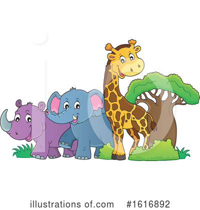 Royalty-Free (RF) Wildlife Clipart Illustration by visekart - Stock Sample #1616892