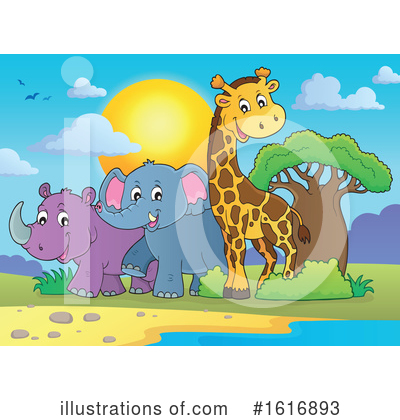 Royalty-Free (RF) Wildlife Clipart Illustration by visekart - Stock Sample #1616893