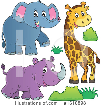 Royalty-Free (RF) Wildlife Clipart Illustration by visekart - Stock Sample #1616898
