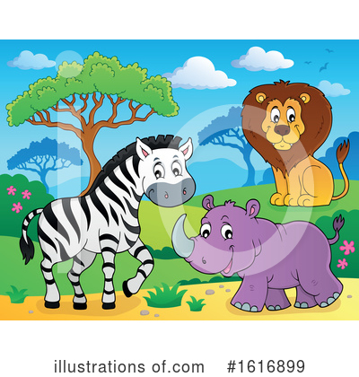 Royalty-Free (RF) Wildlife Clipart Illustration by visekart - Stock Sample #1616899