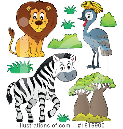 Royalty-Free (RF) Wildlife Clipart Illustration by visekart - Stock Sample #1616900