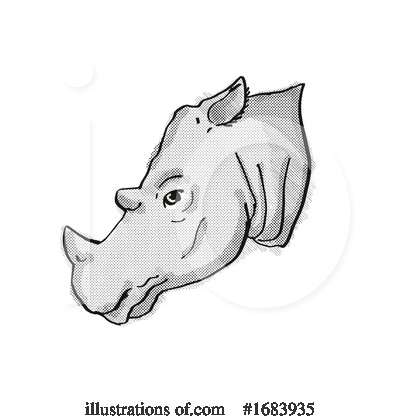 Rhino Clipart #1683935 by patrimonio