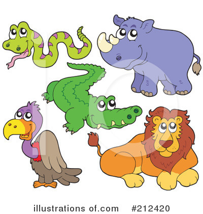 Royalty-Free (RF) Wildlife Clipart Illustration by visekart - Stock Sample #212420