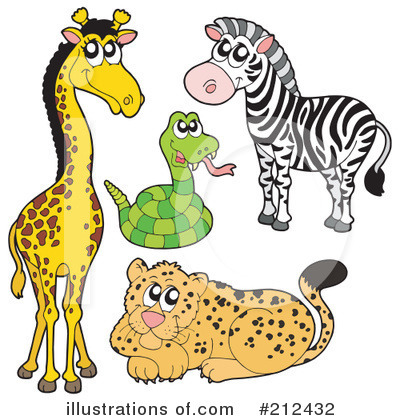 Zoo Animals Clipart #212432 by visekart