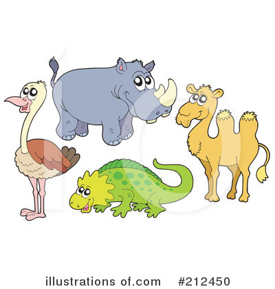 Royalty-Free (RF) Wildlife Clipart Illustration by visekart - Stock Sample #212450