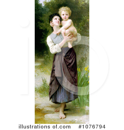 Royalty-Free (RF) William Adolphe Bouguereau Clipart Illustration by JVPD - Stock Sample #1076794