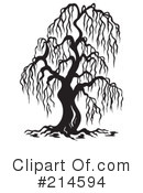 Willow Tree Clipart #214594 by visekart