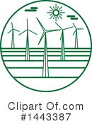 Wind Farm Clipart #1443387 by ColorMagic