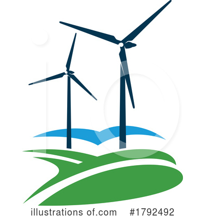 Royalty-Free (RF) Wind Farm Clipart Illustration by Vector Tradition SM - Stock Sample #1792492