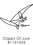 Wind Surfing Clipart #1191406 by Zooco
