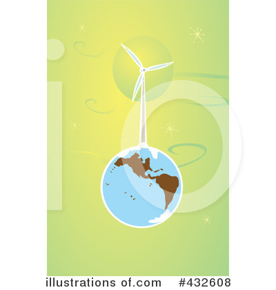 Royalty-Free (RF) Wind Turbine Clipart Illustration by xunantunich - Stock Sample #432608