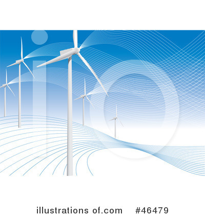 Royalty-Free (RF) Wind Turbine Clipart Illustration by Eugene - Stock Sample #46479