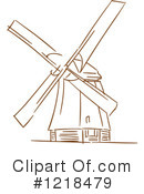 Windmill Clipart #1218479 by Vector Tradition SM