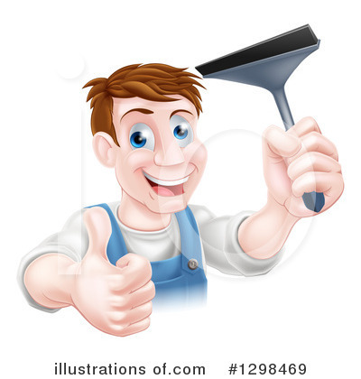 Squeegee Clipart #1298469 by AtStockIllustration