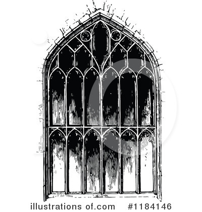 Royalty-Free (RF) Window Clipart Illustration by Prawny Vintage - Stock Sample #1184146
