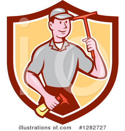 Janitorial Clipart #1282727 by patrimonio
