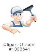 Window Washer Clipart #1333641 by AtStockIllustration