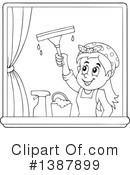 Window Washer Clipart #1387899 by visekart
