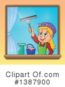 Window Washer Clipart #1387900 by visekart
